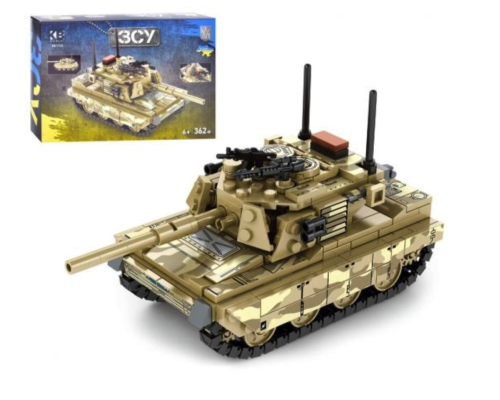Конструктор танк ЗСУ для хлопчиків. (KB1113), 362 деталі