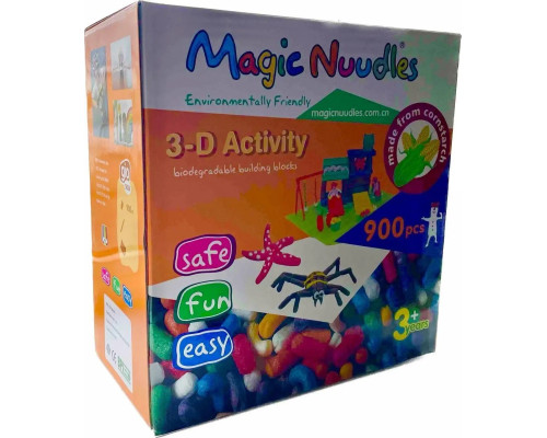 Крохмальний конструктор Magic Nuudles. 900 деталей (5826)