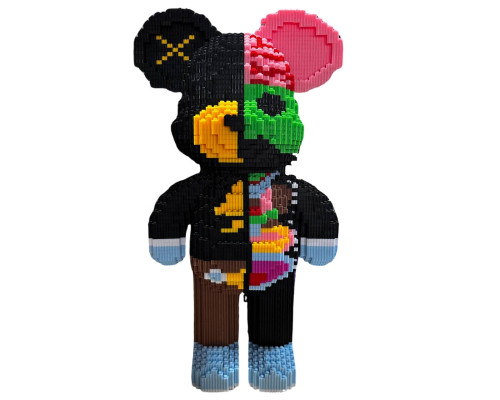 Конструктор Magic Blocks "Dissected Companion" на 4955 деталей. Ведмедик Bearbrick 50 см