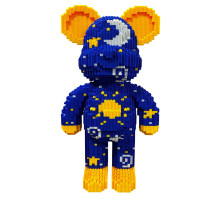 Конструктор Magic Blocks "Stars" на 4955 деталей. Ведмедик Bearbrick 50 см
