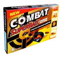 Ловушки для тараканов и муравьев Combat SuperBait, 6 дисков