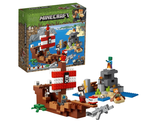 Конструктор Minecraft Пригоди на піратському кораблі (11170), на 404 деталі