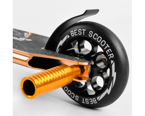 Самокат трюковий - 55084 - Best Scooter HIC-система, пеги, алюмінієвий диск та дека.