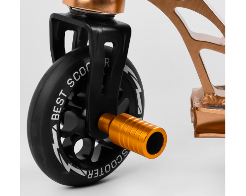 Самокат трюковий - 55084 - Best Scooter HIC-система, пеги, алюмінієвий диск та дека.