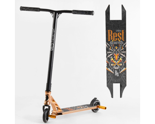 Самокат трюковий - 55084 - Best Scooter HIC-система, пеги, алюмінієвий диск та дека.