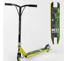 Трюковий самокат best scooter - 57870 HIC-система, Дека з принтом