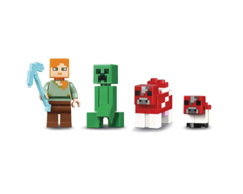Конструктор Minecraft 10619 «Грибний острів» на 253 деталі