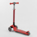 Дитячий самокат Best Scooter Т-06188. Складане алюмінієве кермо, сидіння, 4 PU колеса з підсвічуванням. Червоний
