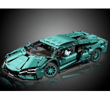 Конструктор для дорослих та дітей, Lamborghini кольору Тіффані на 1285 деталей