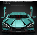 Конструктор для дорослих та дітей, Lamborghini кольору Тіффані на 1285 деталей