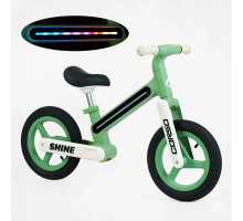Дитячий велобіг Corso Shine JT-10078. Нейлонова рама зі світлом, нейлонова вилка, надувні колеса 12"