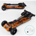 Дитячий самокат Best Scooter MAXI 89341. З парогенератором, музика, дим, світло, складане кермо. Червоний
