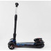 Дитячий самокат Best Scooter MAXI 94666. З парогенератором, музика, дим, світло, складане кермо. Синій