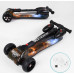 Дитячий самокат Best Scooter MAXI 65884. З парогенератором, музика, дим, світло, складане кермо. Чорний