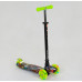 Дитячий самокат Best Scooter A 25470. Пластмасовий, 4 PU колеса з підсвічуванням. Зелений