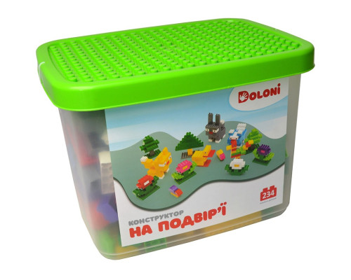 Конструктор Doloni Toys «На подвір'ї» на 234 деталі (013888/39)