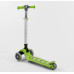 Дитячий самокат Best Scooter Т-07196. Складане алюмінієве кермо, сидіння, 4 PU колеса з підсвічуванням. Зелений