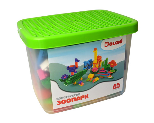 Конструктор Doloni Toys «Зоопарк» на 272 деталі (013888/40)