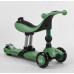 Самокат-велобіг Best Scooter 3в1 BS-78812. 3 PU колеса з підсвічуванням, сидіння, амортизатори, батьківська ручка