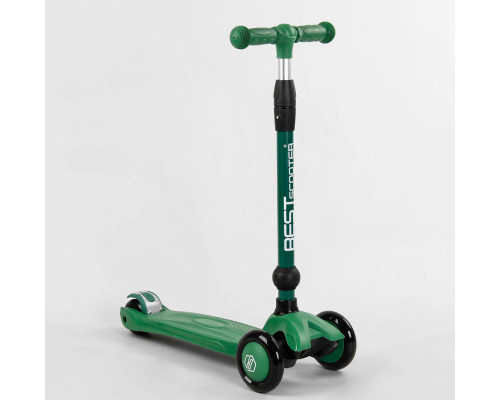 Самокат-велобіг Best Scooter 3в1 BS-78812. 3 PU колеса з підсвічуванням, сидіння, амортизатори, батьківська ручка