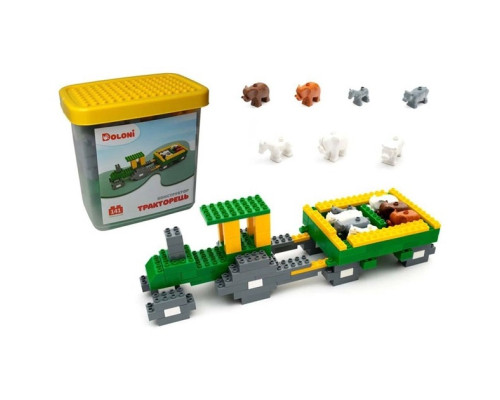 Конструктор Doloni Toys «Тракторець» на 141 деталь (013888/41)