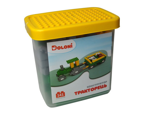 Конструктор Doloni Toys «Тракторець» на 141 деталь (013888/41)