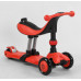 Самокат-велобіг Best Scooter 3в1 BS-71889. 3 PU колеса з підсвічуванням, сидіння, амортизатори, батьківська ручка
