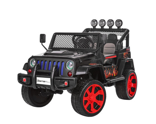 Дитячий електромобіль Джип Bambi Racer M 3237EBLR-2-3 з пультом керування. Чорний