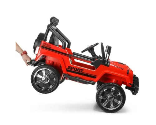 Дитячий електромобіль Джип Bambi Racer M 3237EBLR-3 з пультом керування. Червоний