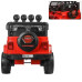 Дитячий електромобіль Джип Bambi Racer M 3237EBLR-3 з пультом керування. Червоний