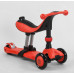Самокат-велобіг 3в1 Best Scooter BS-71899. 3 PU колеса з підсвічуванням, сидіння, амортизатори, батьківська ручка