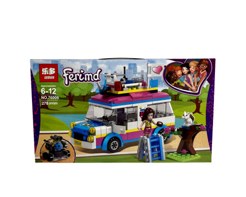 Конструктор Friends 76006 «Автомобіль для кемпінгу» на 278 деталей