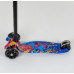 Дитячий самокат Best Scooter A 25595. Пластмасовий, 4 PU колеса з підсвічуванням. Синій