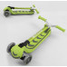 Самокат Best Scooter Y-00436. Складане алюмінієве кермо, 4 PU колеса з підсвічуванням. Салатовий