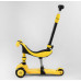 Самокат-велобіг Best Scooter 3в1 BS-38804. 3 PU колеса з підсвічуванням, сидіння, амортизатори, батьківська ручка