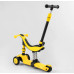 Самокат-велобіг Best Scooter 3в1 BS-38804. 3 PU колеса з підсвічуванням, сидіння, амортизатори, батьківська ручка