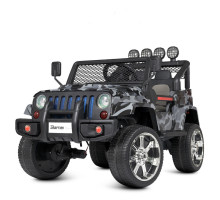 Дитячий електромобіль Джип Bambi Racer M 3237EBLRS-18 з пультом керування. Сірий камуфляж