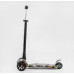 Дитячий самокат Best Scooter MAXI S-11405. Знімне кермо, колеса PU з підсвічуванням. Чорний