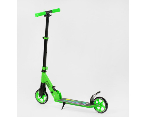 Самокат двоколісний "Best Scooter" - R- 12005 колеса PU 145мм, передній амортизатор, алюмінієве гальмо