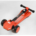 Дитячий самокат Best Scooter LT-12857. Парогенератор, звук машини, світло, музика, 3 PU колеса. Помаранчевий