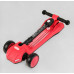Дитячий самокат Best Scooter LT-11746. Парогенератор, звук машини, світло, музика, 3 PU колеса. Рожевий