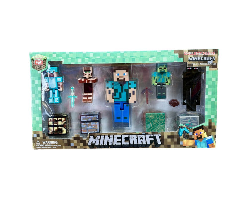 Ігровий набір фігурки Minecraft 12 шт. в коробці
