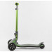 Дитячий самокат Best Scooter G-32203 MAXI. Складане алюмінієве кермо, 3 PU колеса з підсвічуванням. Зелений