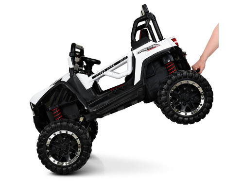 Дитячий електромобіль Джип Bambi Racer M 3804EBLR-1 з USB і MP3. Білий