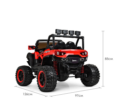 Дитячий електромобіль Джип Bambi Racer M 3804EBLR-3 з USB і MP3. Червоний