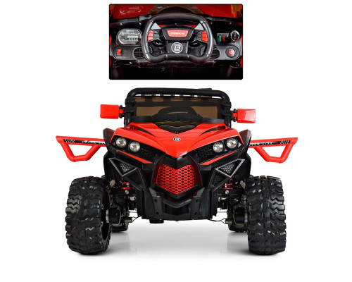 Дитячий електромобіль Джип Bambi Racer M 3804EBLR-3 з USB і MP3. Червоний