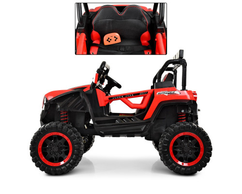 Дитячий електромобіль Джип Bambi Racer M 3804EBLR-3 з USB і MP3. Червоний