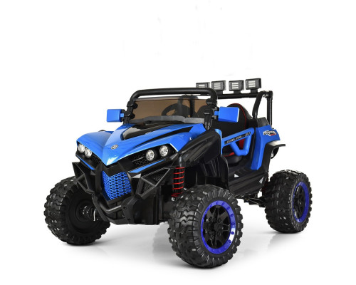 Дитячий електромобіль Джип Bambi Racer M 3804EBLR-4 з USB і MP3. Синій