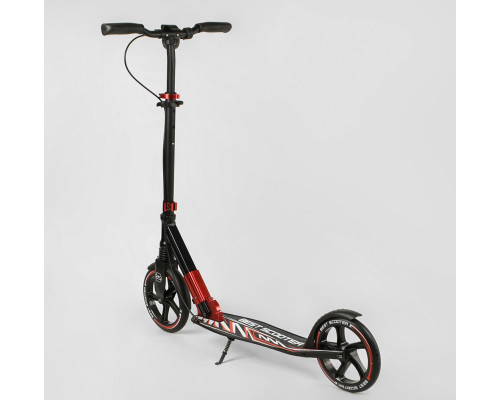 Самокат алюмінієвий - "Best Scooter" 10304 колеса PU, ФАРА, затискач керма