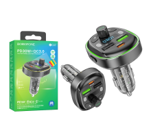 FM-модулятор BC47 BOROFONE BC47 PD30W+QC3.0